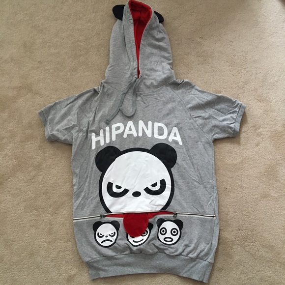 Hi Panda Hoodie with ears - Picture 1 of 4